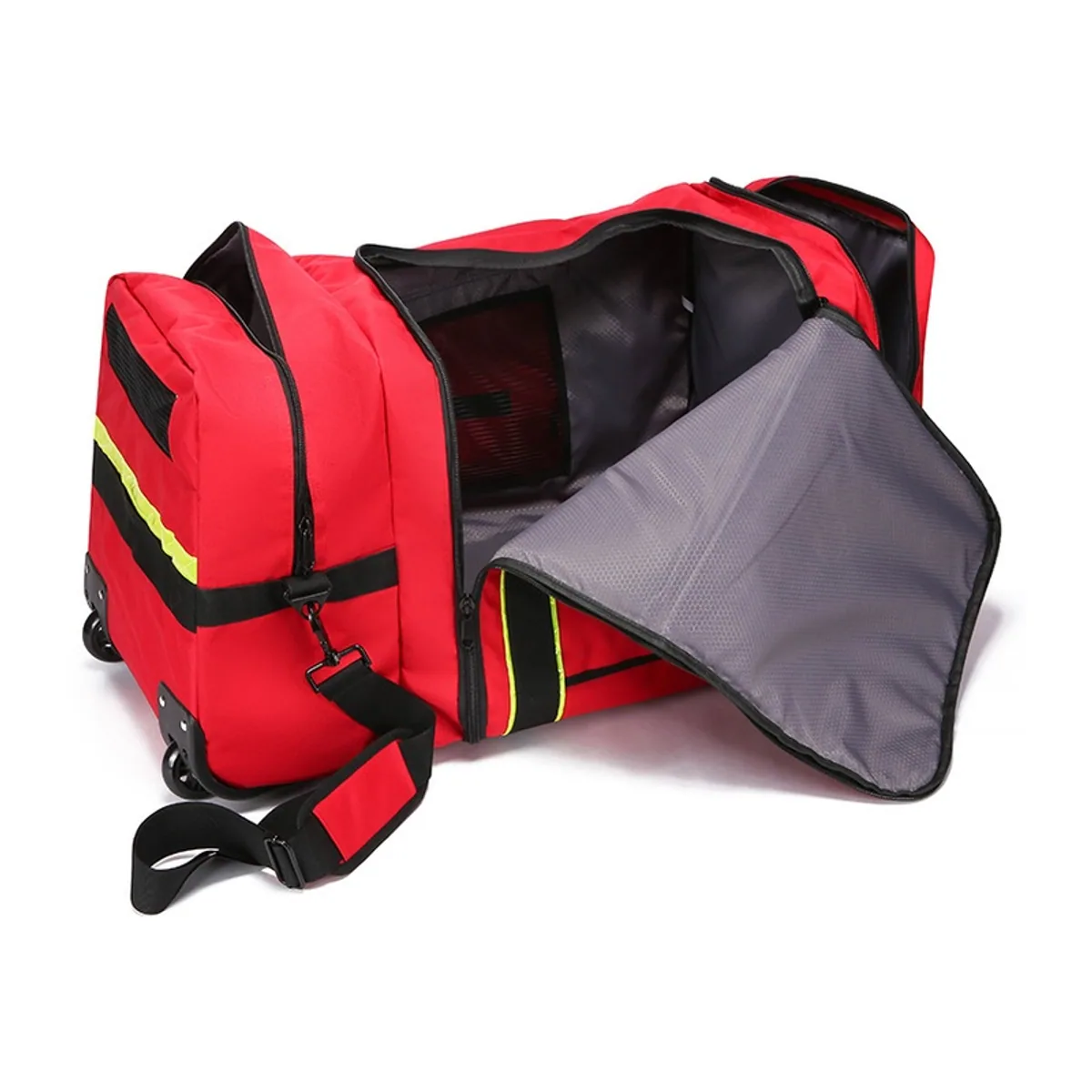 Red/Blue/Orange/Black/Red+wheels/Blue+wheels/Orange+wheels/Black+wheels/Red+pullrod/Blue+pullrod/Orange+pullrod/Black+pullrod portable first aid bags detail view 5 - SKU 08861