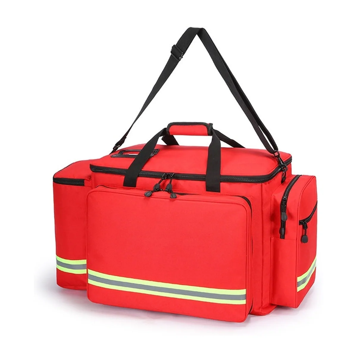 Red portable first aid bags detail view 3 - SKU 08865