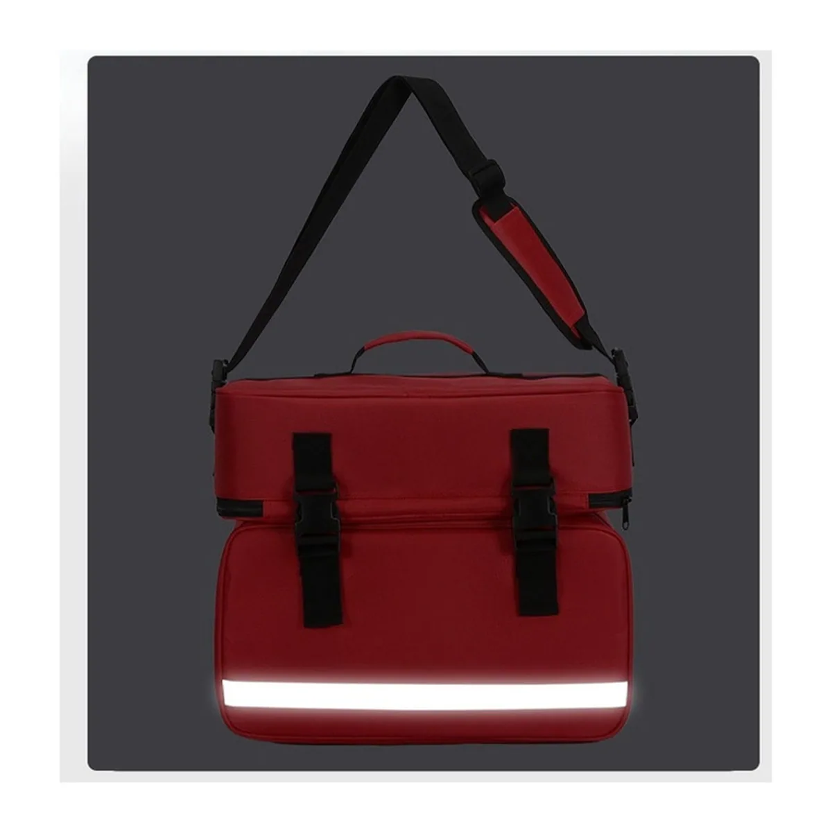 Red，Orange/Blue portable first aid bags detail view 7 - SKU 08870