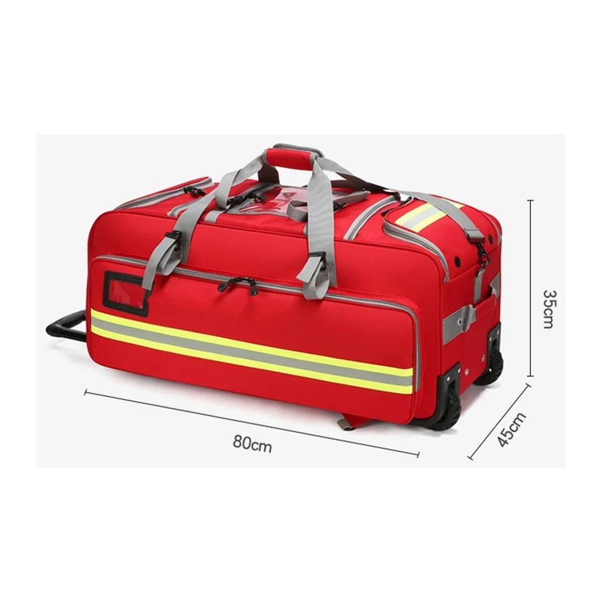 Red/Orange/Black/Navy Blue trolley rescue bags detail view 1 - SKU 09903