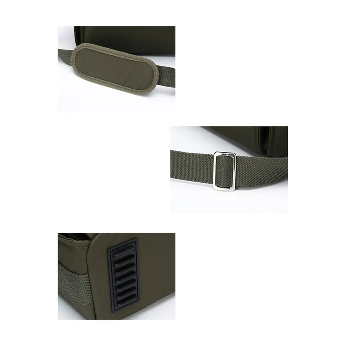 Red/Military Green medical emergency backpacks detail view 2 - SKU 09907