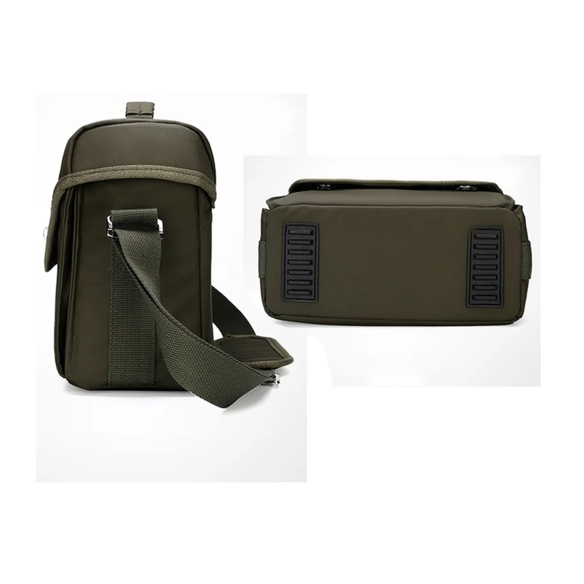 Red/Military Green medical emergency backpacks detail view 5 - SKU 09907