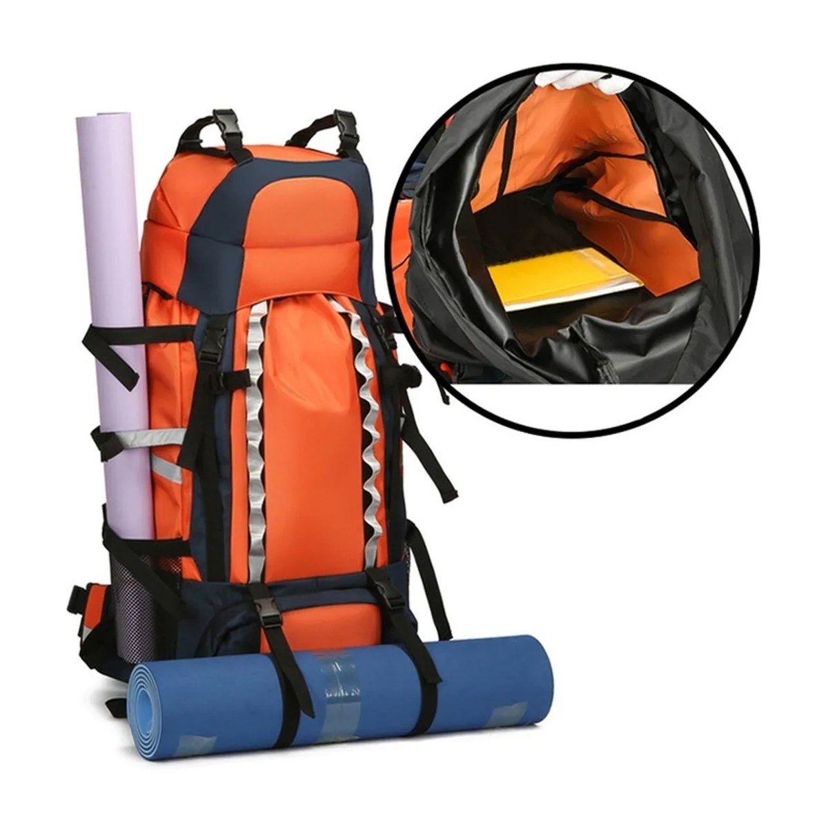 Red/Orange/Blue/Red+Small bag/Orange+Small bag/Blue+Small bag/Red+2bags/Orange+2bags outdoor rescue backpacks detail view 3 - SKU 09914