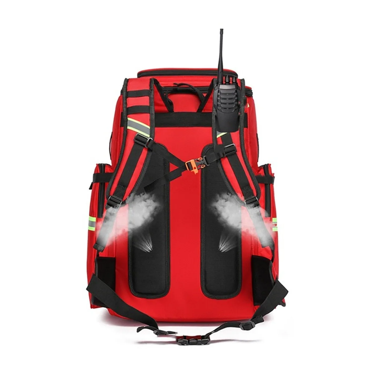 Red/Orange/Royal Blue waterproof pvc rescue bags detail view 1 - SKU 09915