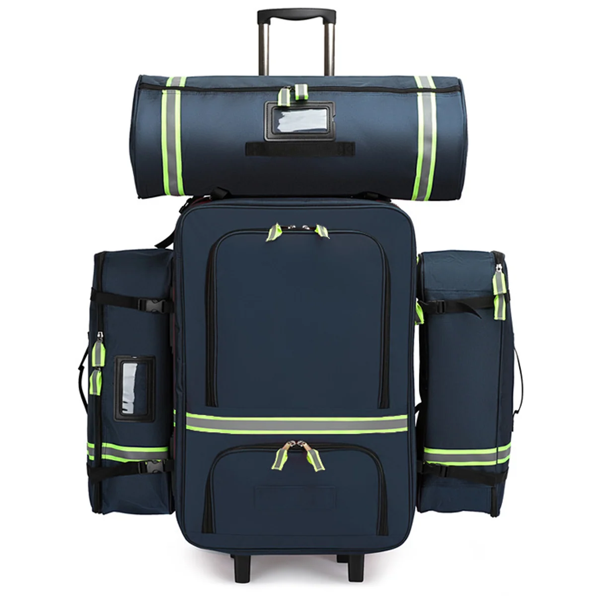 Red/Navy Blue/Red+3 Bags/Navy+3 Bags trolley rescue bags detail view 1 - SKU 09917