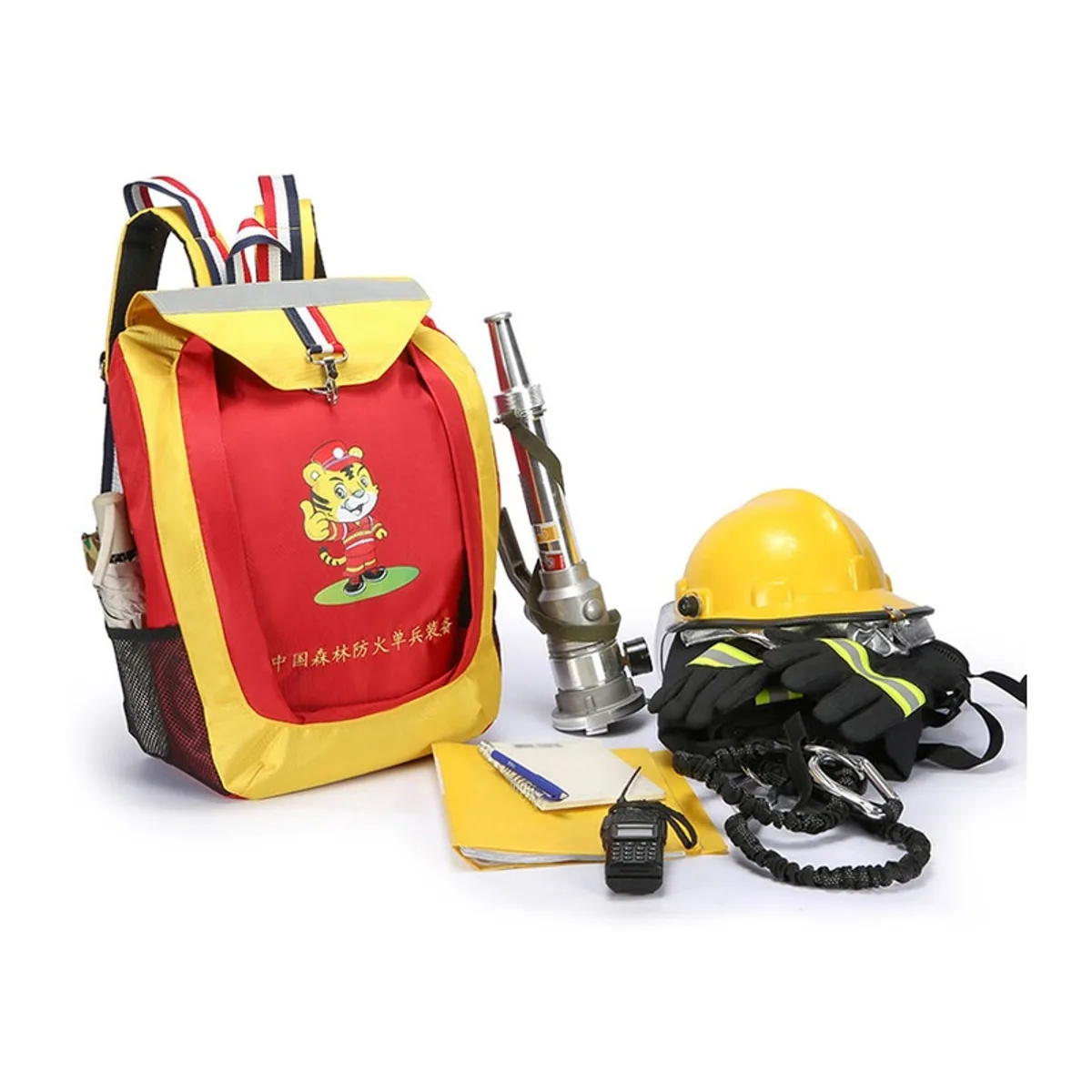 Red medical emergency backpacks detail view 3 - SKU 09924
