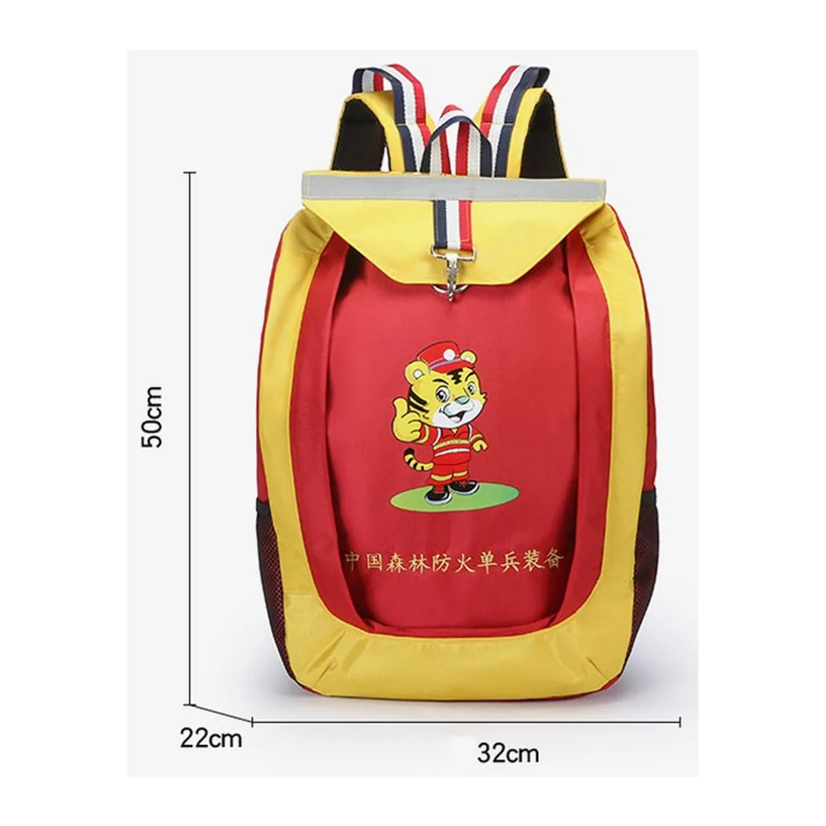 Red medical emergency backpacks detail view 4 - SKU 09924