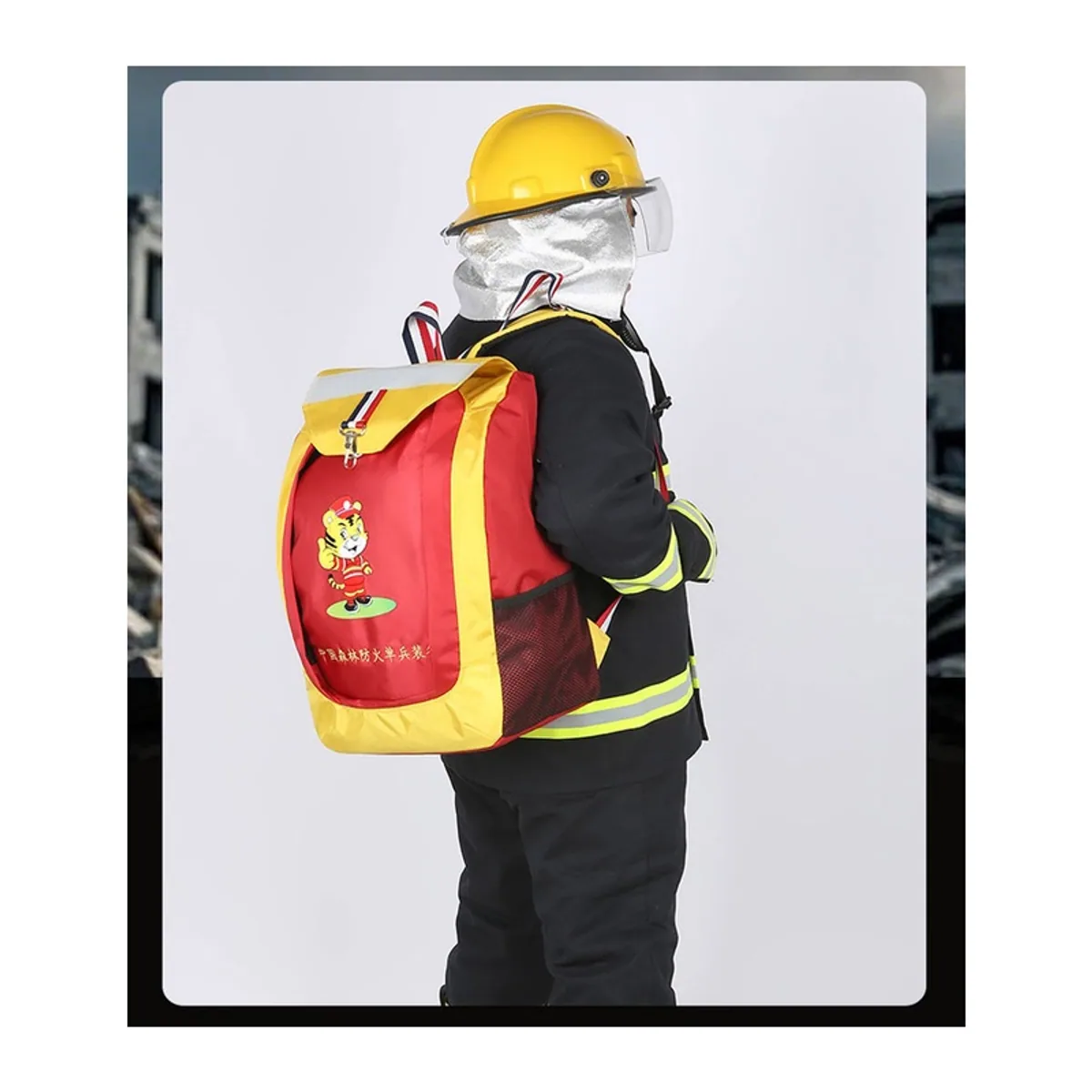 Red medical emergency backpacks detail view 6 - SKU 09924