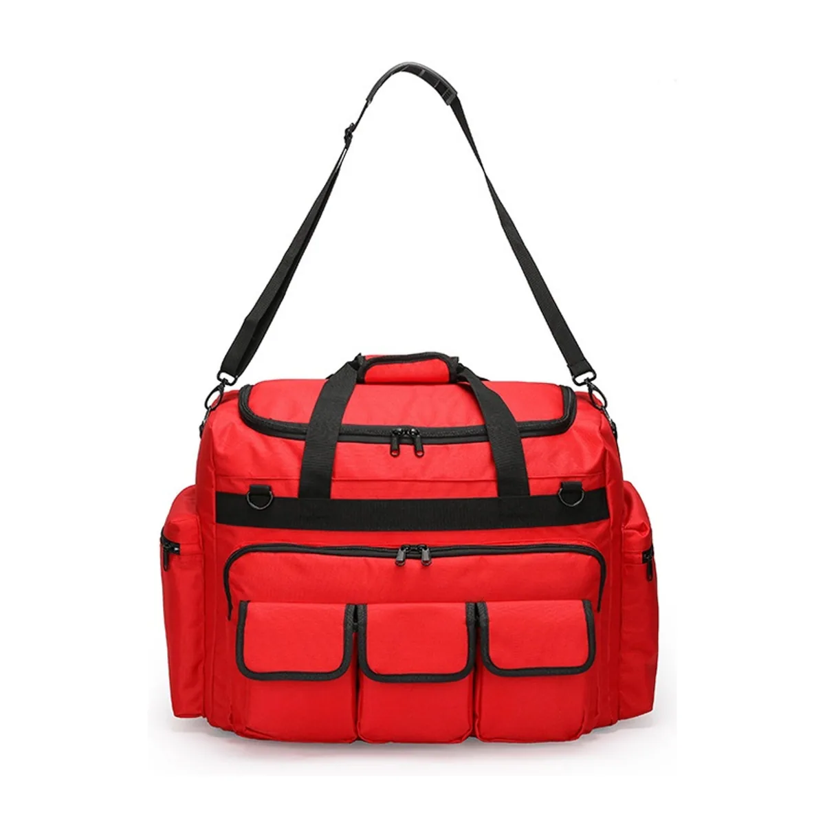 Red rescue duffel bags detail view 2 - SKU 09927