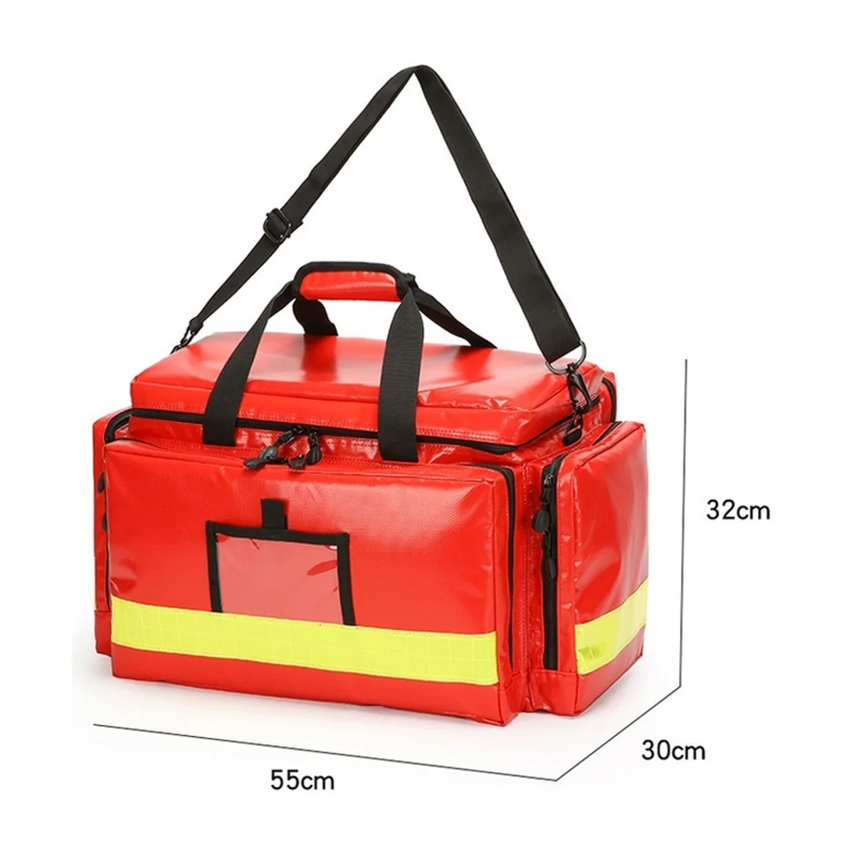 Red waterproof pvc rescue bags detail view 1 - SKU 09930P