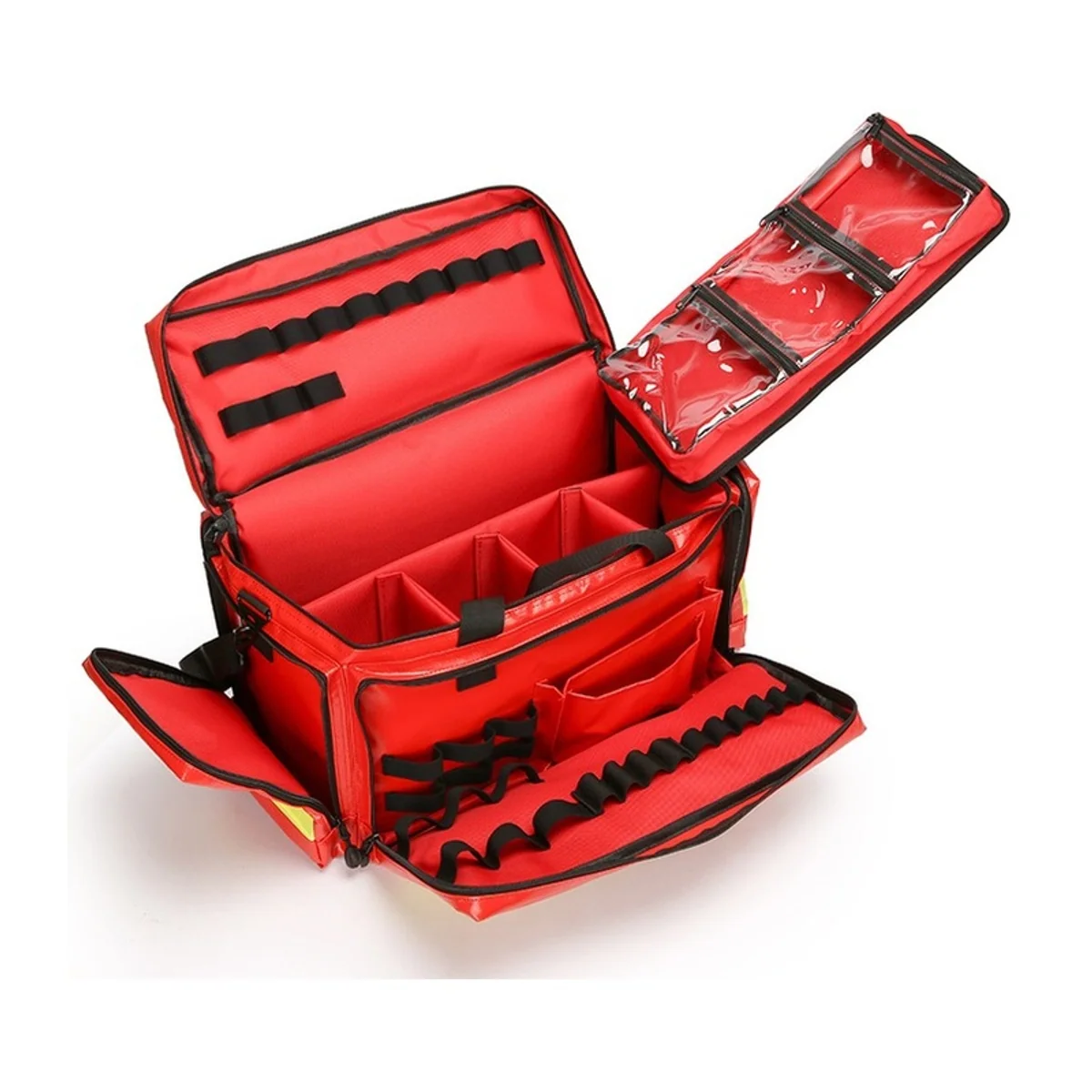 Red waterproof pvc rescue bags detail view 4 - SKU 09930P
