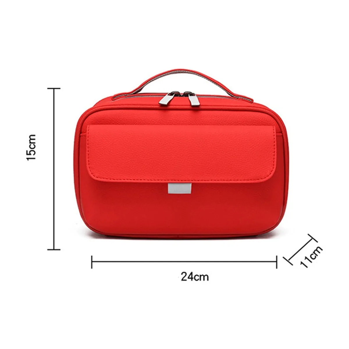 Red/Navy Blue/Orange/Beige emergency waist bags detail view 4 - SKU 09932