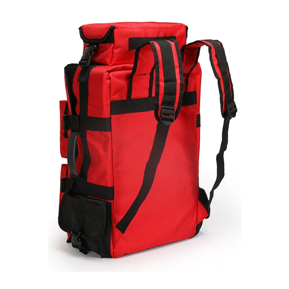 Red medical emergency backpacks detail view 4 - SKU 09933