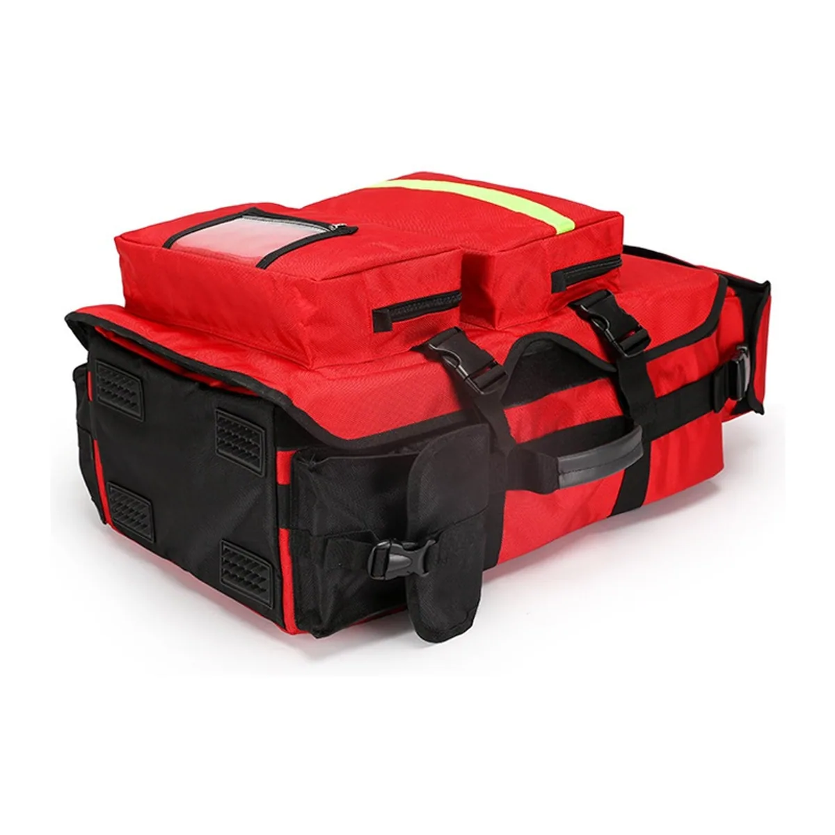 Red medical emergency backpacks detail view 5 - SKU 09933