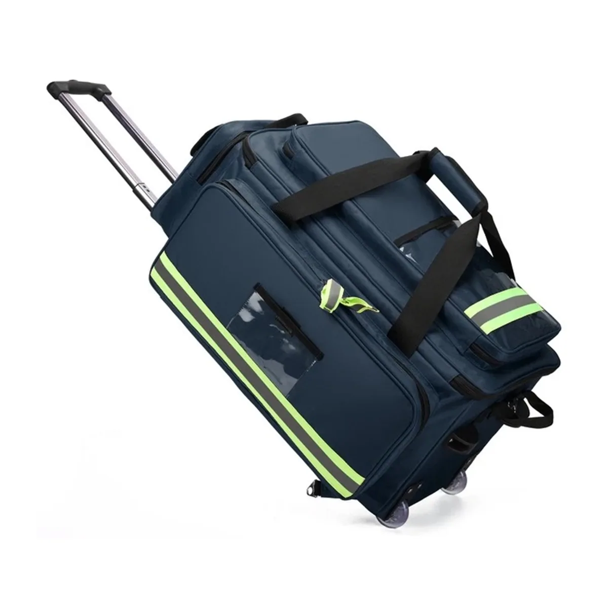 Red/Navy Blue waterproof pvc rescue bags detail view 3 - SKU 09935