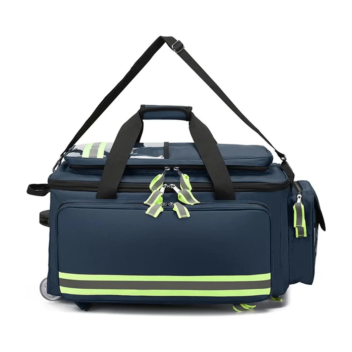 Red/Navy Blue waterproof pvc rescue bags detail view 5 - SKU 09935
