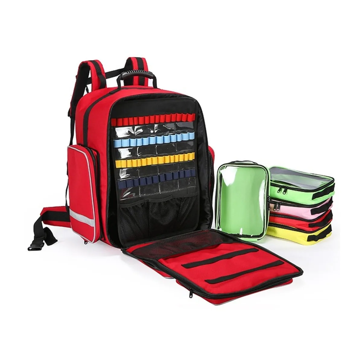 Red rescue duffel bags detail view 4 - SKU 09940