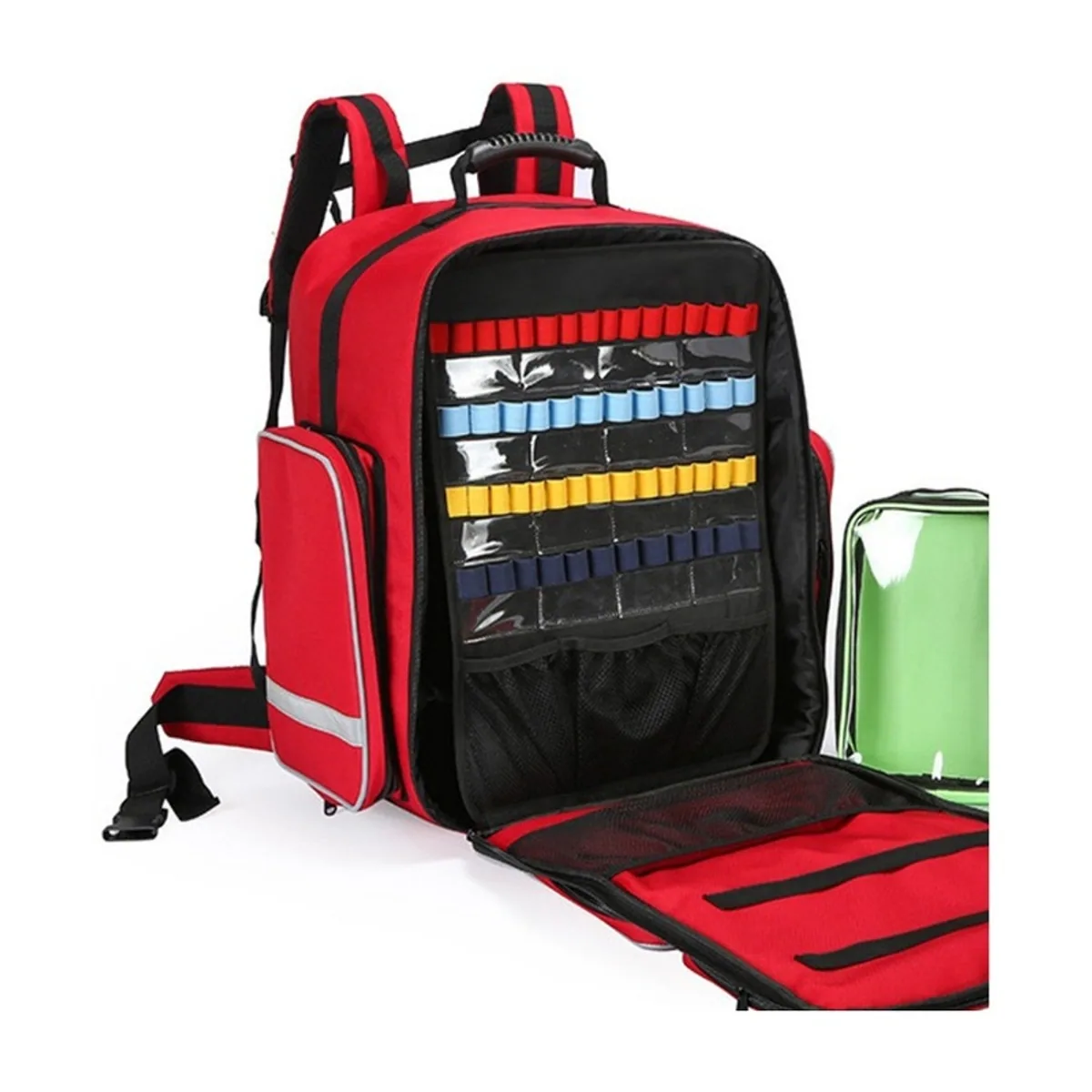 Red rescue duffel bags detail view 6 - SKU 09940