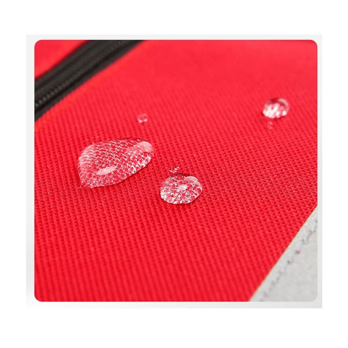 Red emergency waist bags detail view 5 - SKU 09941