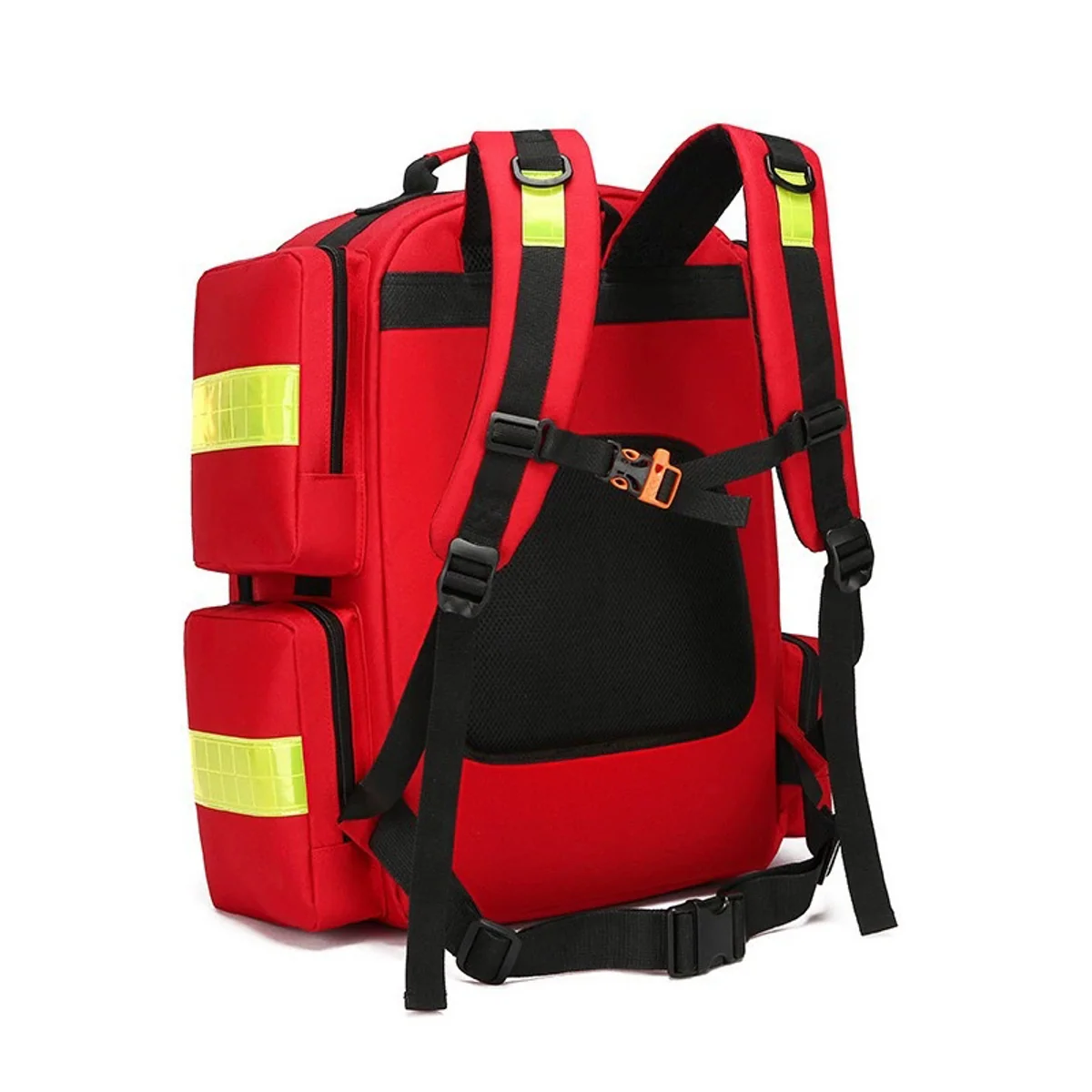 Red medical emergency backpacks detail view 3 - SKU 09950