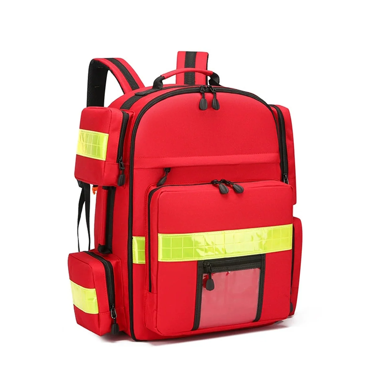 Red medical emergency backpacks detail view 5 - SKU 09950