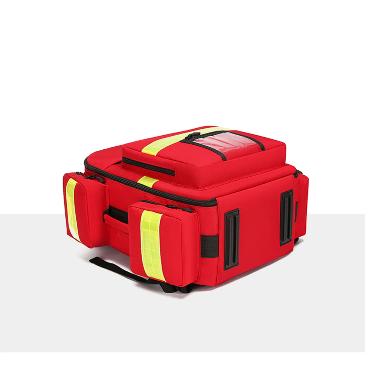 Red medical emergency backpacks detail view 7 - SKU 09950