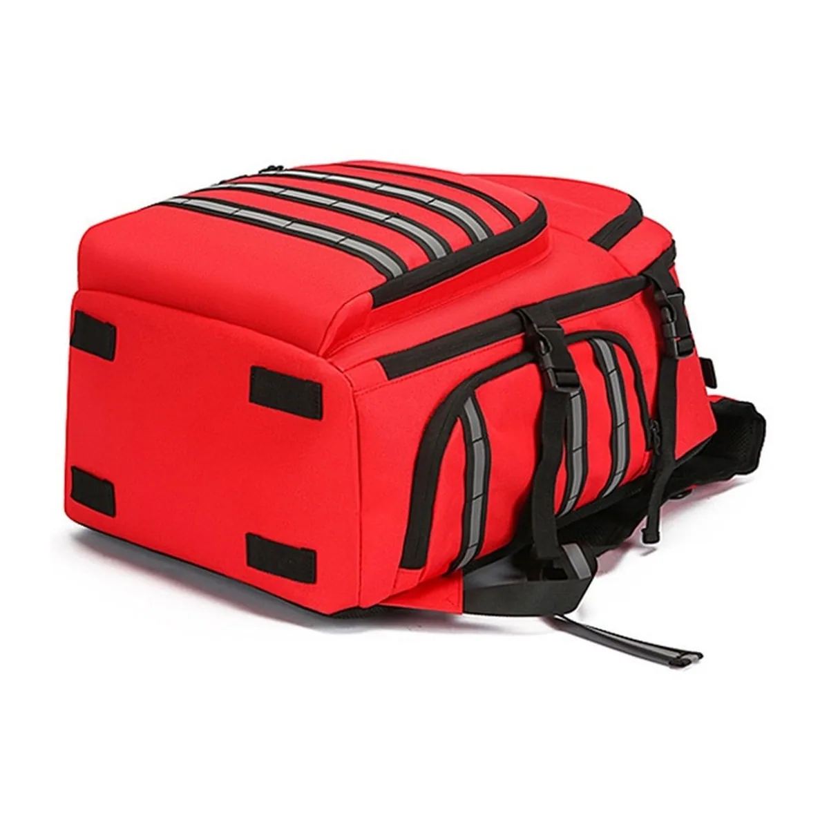 Red medical emergency backpacks detail view 5 - SKU 09952