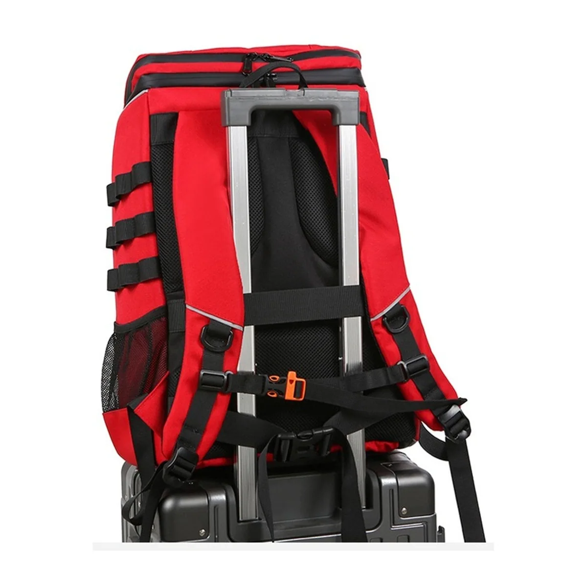 Red/Staircase/Universal medical emergency backpacks detail view 1 - SKU 09959