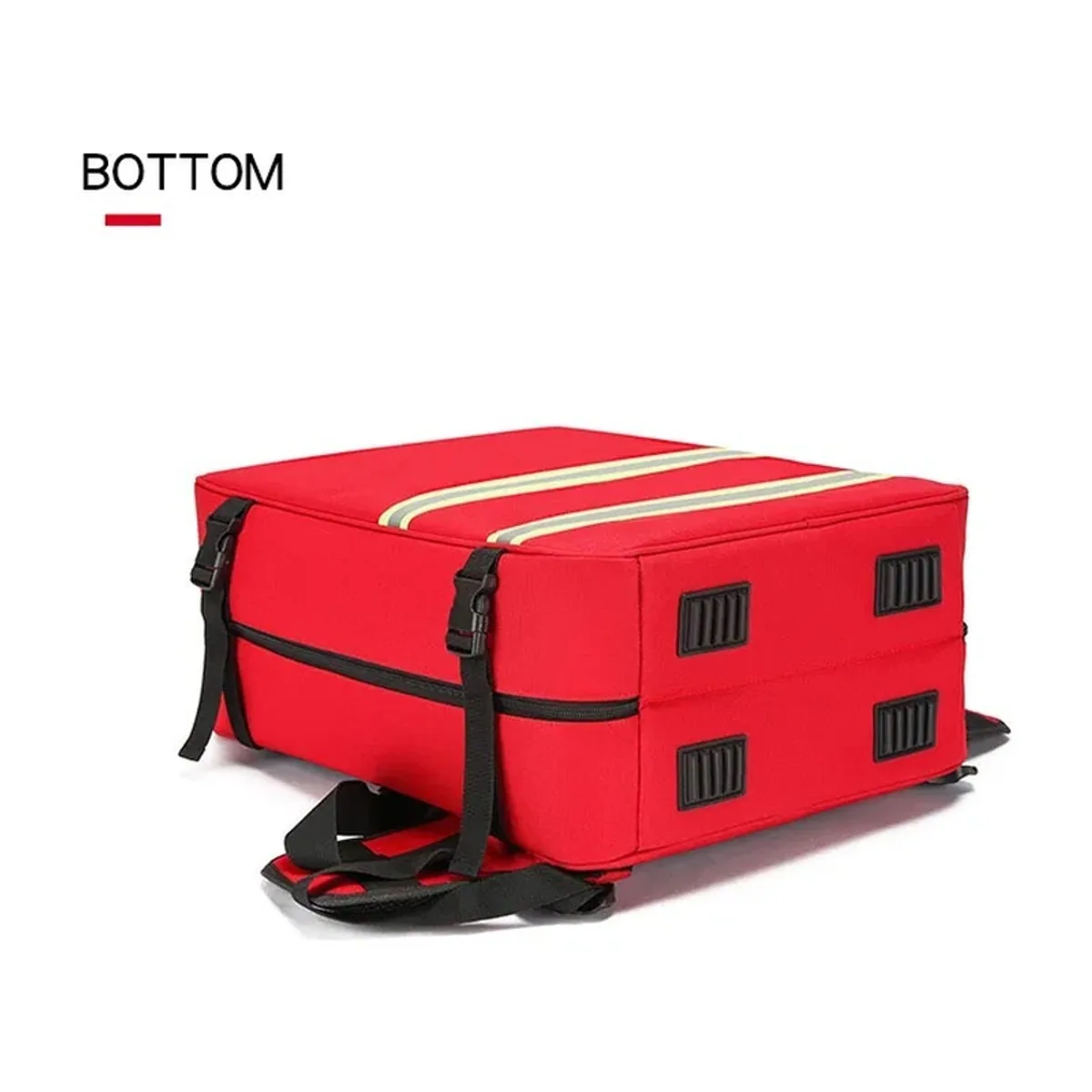 Blue/Red medical emergency backpacks detail view 7 - SKU 09968