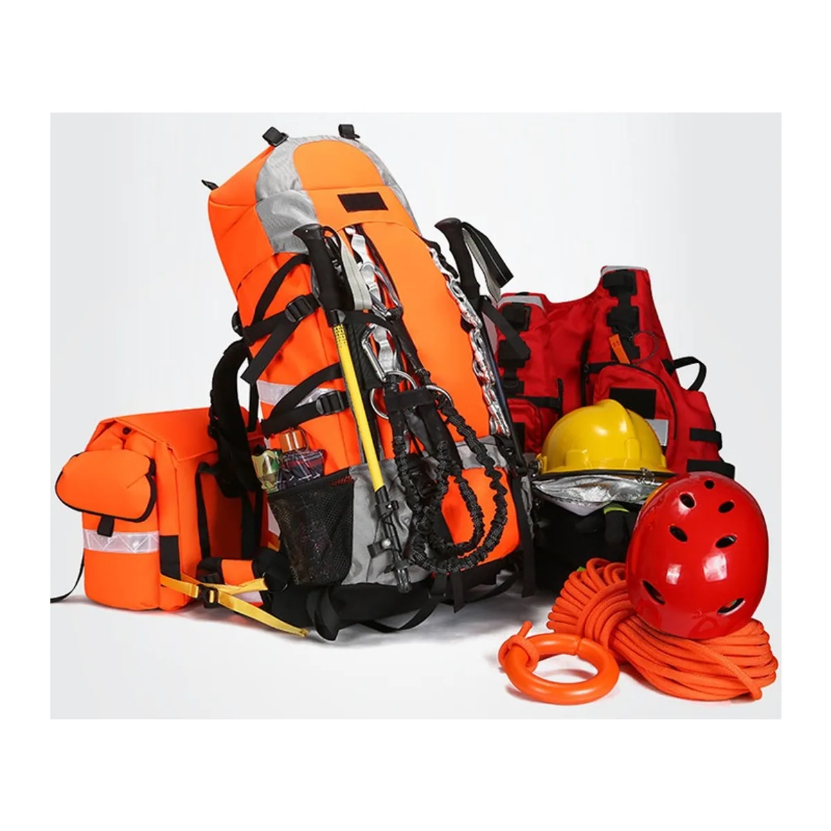 Orange/4PCS SET outdoor rescue backpacks detail view 2 - SKU 09970