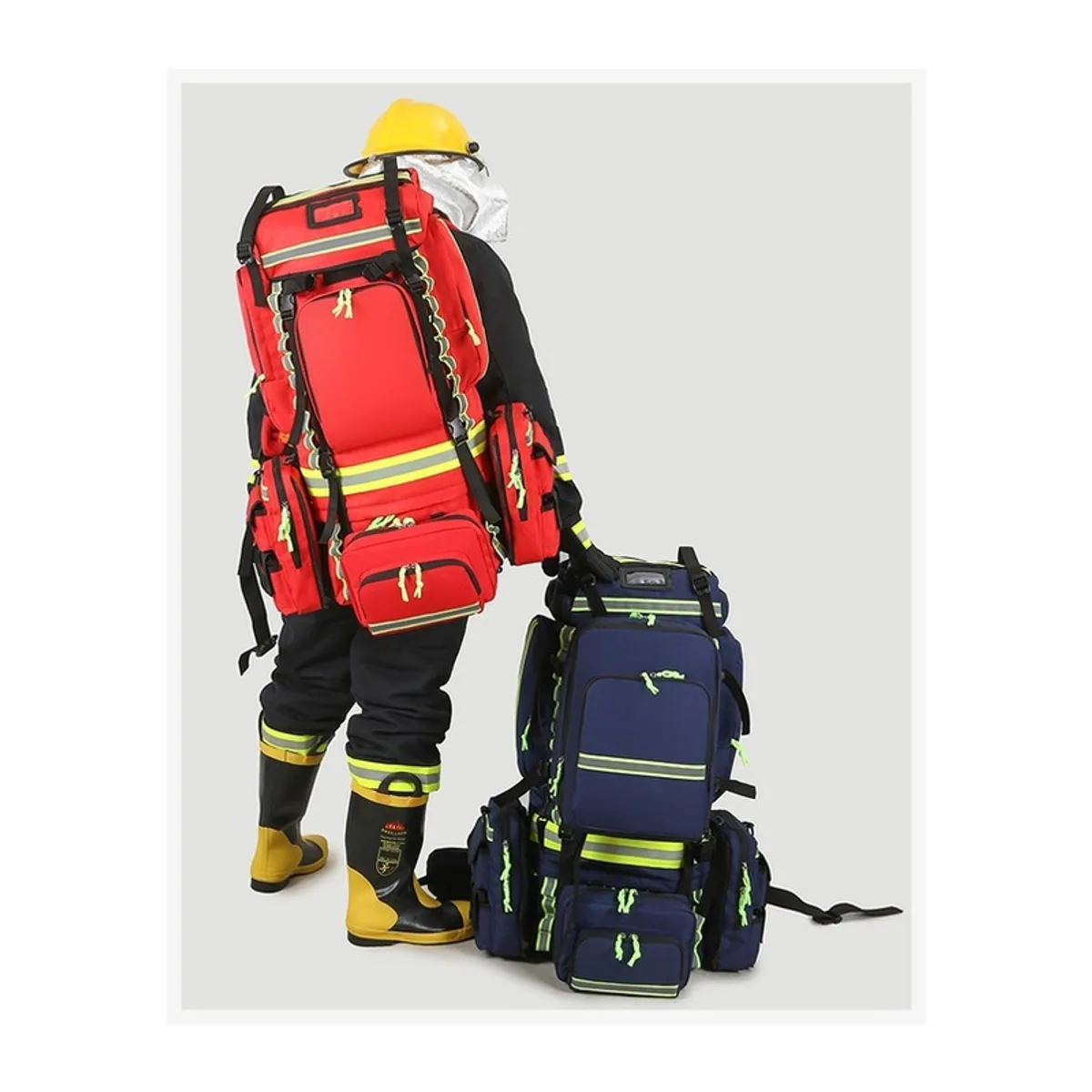 Red/Red+3Bags/Red+4Bags/Navy/Navy+3Bags/Navy+4Bags waterproof pvc rescue bags detail view 3 - SKU 09971