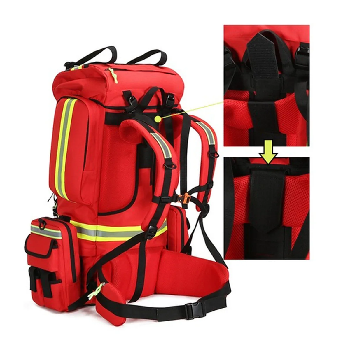 Red/Red+3Bags/Red+4Bags/Navy/Navy+3Bags/Navy+4Bags waterproof pvc rescue bags detail view 6 - SKU 09971