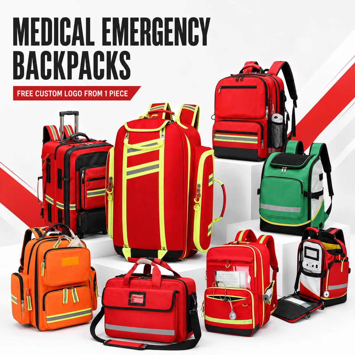 Medical Emergency Backpacks for wholesale OEM buyers