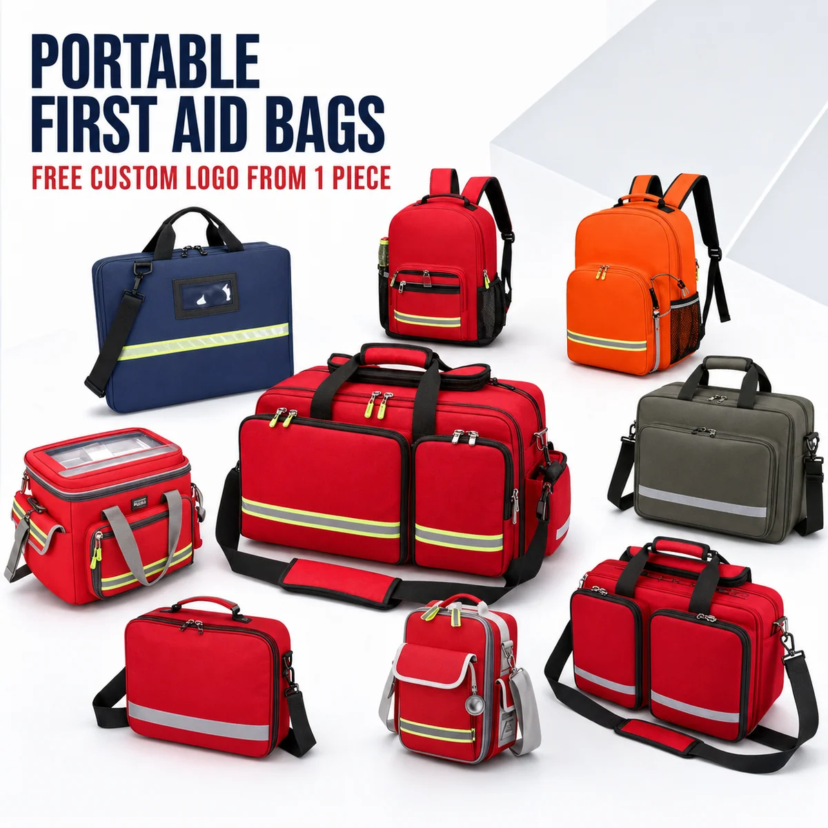 Portable First Aid Bags for wholesale OEM buyers